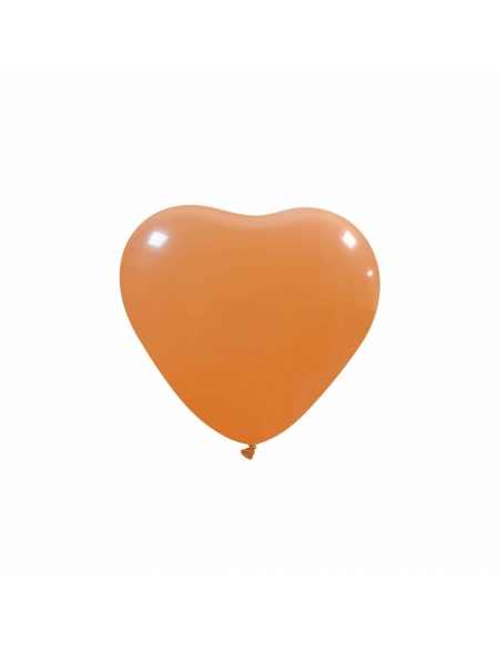 Globos Latex Corazon 13cm Pastel Melocoton