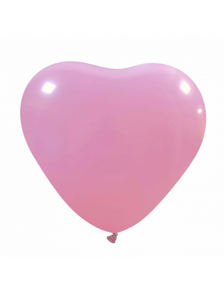 Globos Latex Corazon 30cm Pastel Rosa PL06