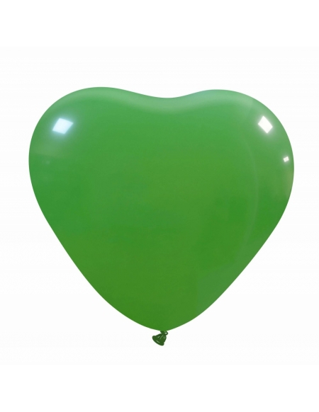 Globos Latex Corazon 30cm Pastel Verde PL12