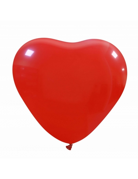 Globos Latex Corazon 30cm Pastel Rojo Oscuro PL45