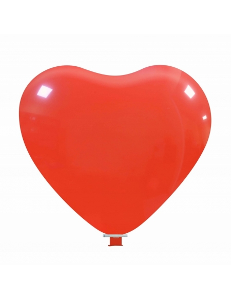 Globos Latex Corazon 65cm Pastel Rojo PL05