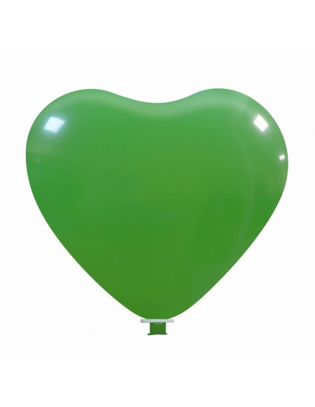 Globos Latex Corazon 65cm Pastel Verde PL12