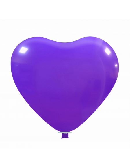 Globos Latex Corazon 140cm Pastel Purpura PL08