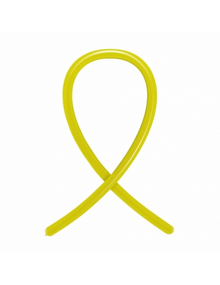 Globos Latex Globoflexia 160 Pastel Amarillo PL02