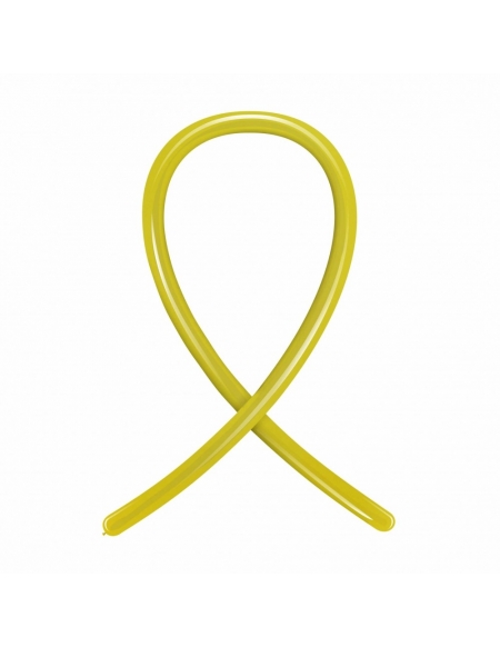 Globos Latex Globoflexia 160 Metalizado Amarillo