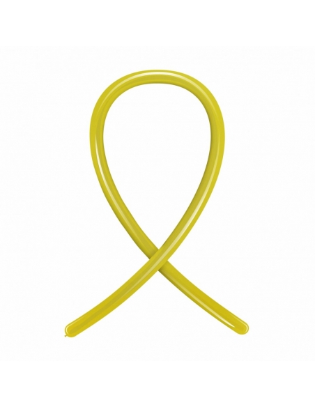 Globos Latex Globoflexia 160 Metalizado Amarillo