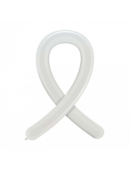 Globos Latex Globoflexia 350 Pastel Blanco PL01