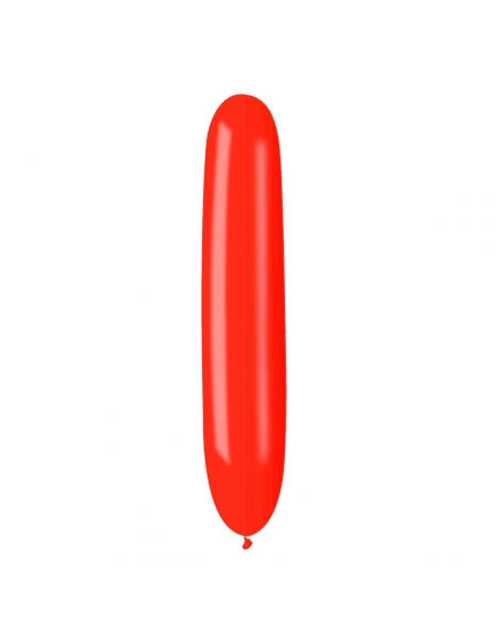 Globos Latex Alargados Gigantes 30x150cm Pastel Rojo PL05