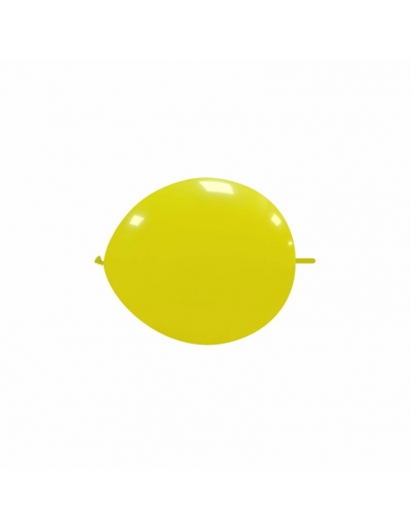 Globos Latex Redondos 2 Nudos 15cm Pastel Amarillo PL02