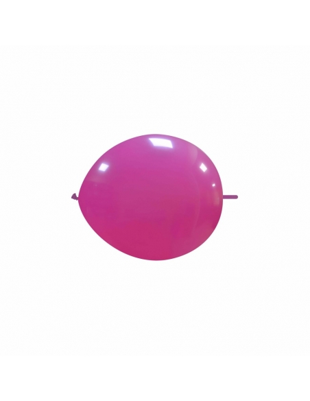 Globos Latex Redondos 2 Nudos 15cm Pastel Fucsia