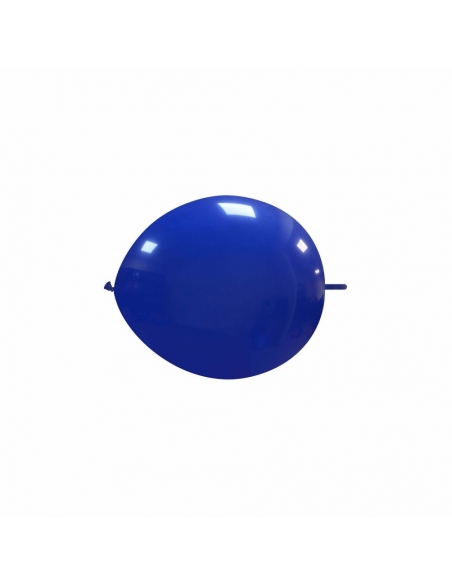 Globos Latex Redondos 2 Nudos 15cm Pastel Azul Oscuro