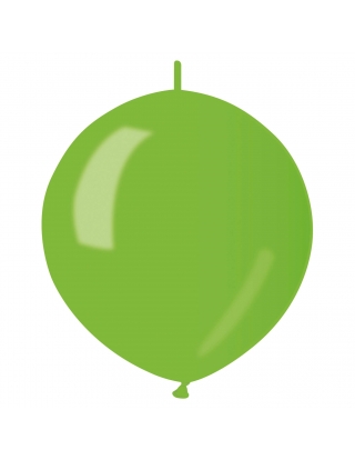 Globos Latex Redondos 2 Nudos 15cm Metalizado Verde Claro ML37