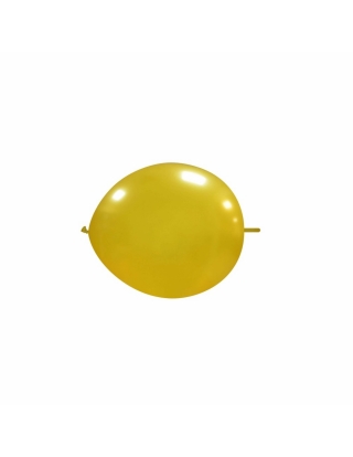 Globos Latex Redondos 2 Nudos 15cm Metalizado Oro ML39