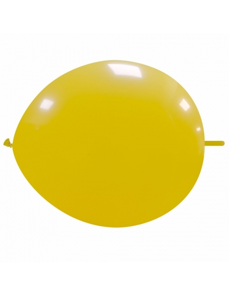 Globos Latex Redondos 2 Nudos 35cm Pastel Amarillo Oscuro PL03