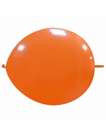Globos Latex Redondos 2 Nudos 35cm Pastel Naranja PL04