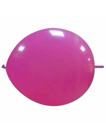 Globos Latex Redondos 2 Nudos 35cm Pastel Fucsia PL07