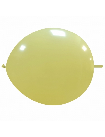 Globos Latex Redondos 2 Nudos 35cm Pastel Crema PL12F