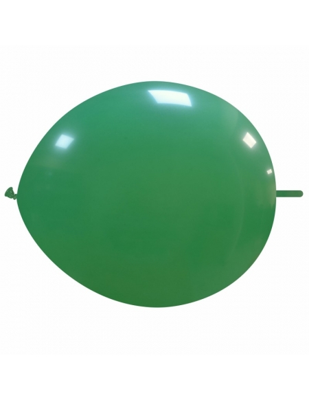 Globos Latex Redondos 2 Nudos 35cm Pastel Verde Oscuro PL13