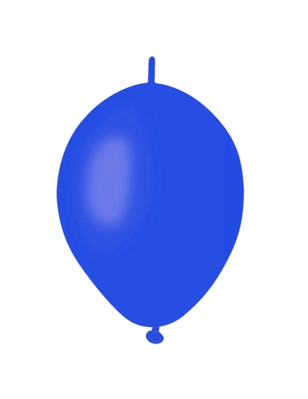 Globos Latex Redondos 2 Nudos 35cm Metalizado Azul Oscuro ML54