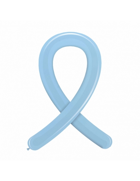 Globos Latex Globoflexia 350 Pastel Azul Baby