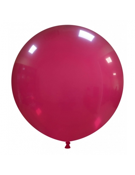 Globos Latex Esfericos 75cm Pastel Granate