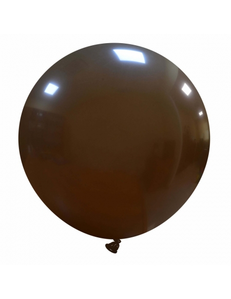 Globos Latex Esfericos 75cm Pastel Marron