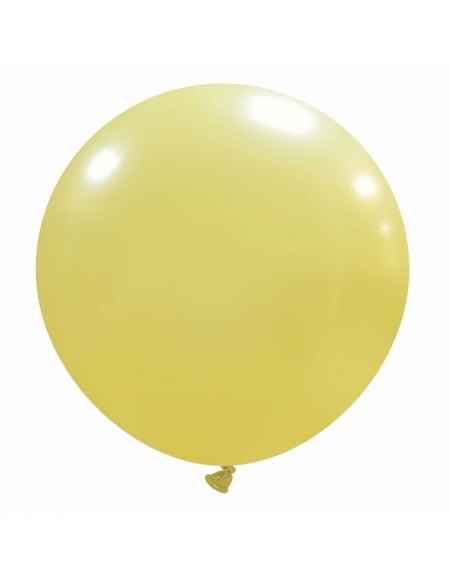 Globos Latex Esfericos 75cm Metalizado Mostaza