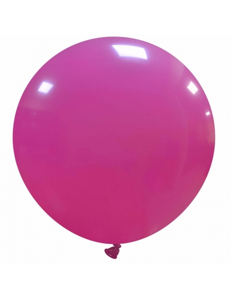 Globos Latex Esfericos 100cm Pastel Fucsia