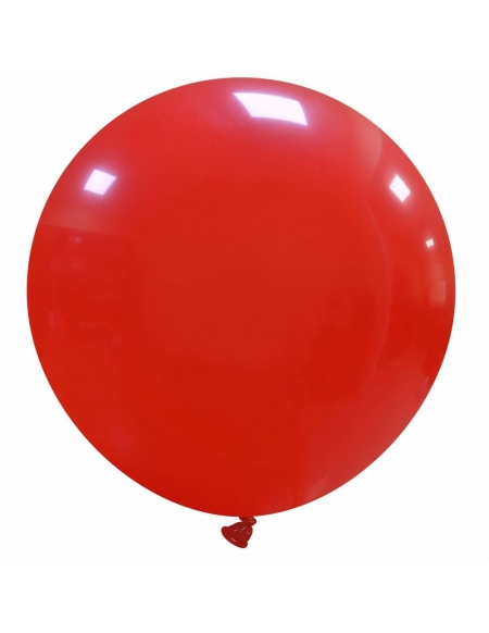 Globos Latex Esfericos 100cm Pastel Rojo Oscuro