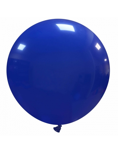Globos Latex Esfericos 100cm Pastel Azul Oscuro