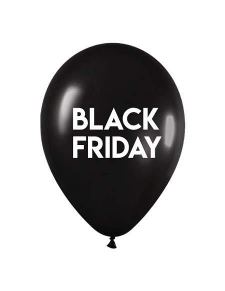 Globos Black Friday Latex Redondo 35cm