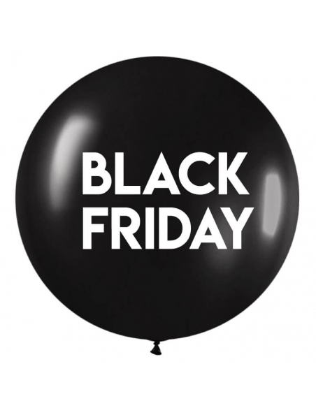 Globos Black Friday Latex Redondo 90cm