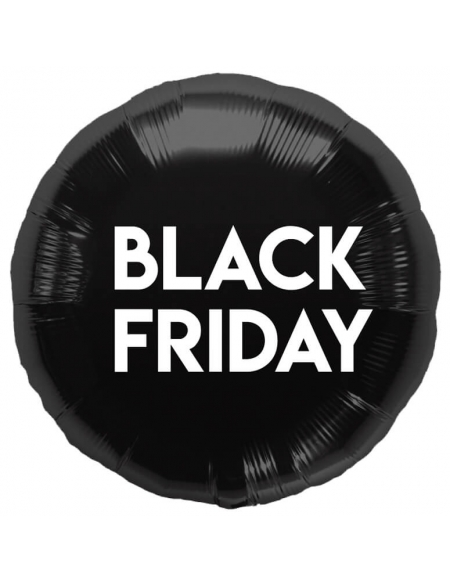 Globos Black Friday Foil Redondo 45cm