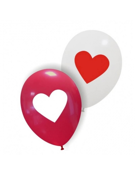 Globos Corazones Redondo 30cm Surtido