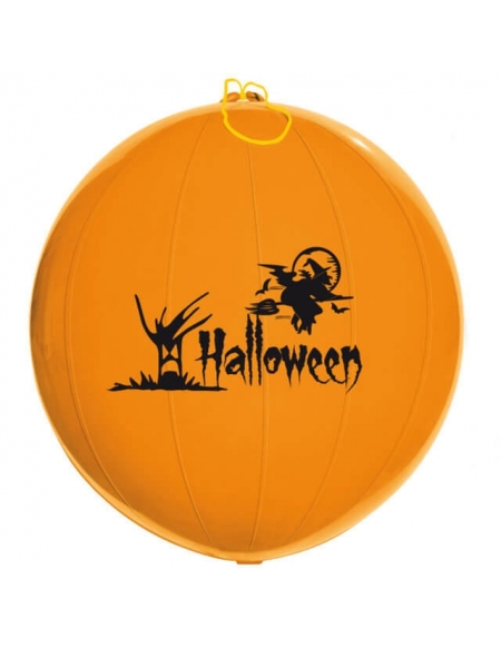 Globos Halloween Latex Punch Ball 45cm Naranja