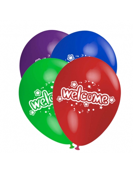 Globos Welcome Latex Redondos 30cm Pastel Surtidos