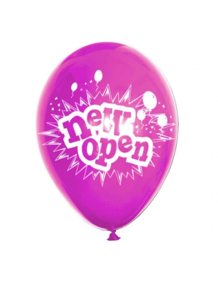 Globos New Open Latex Redondos 30cm Pastel Fucsia