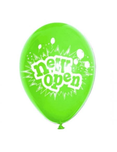 Globos New Open Latex Redondos 30cm Pastel Verde