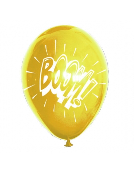 Globos Boom Latex Redondos 30cm Pastel Amarillo Oscuro