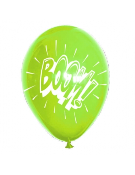 Globos Boom Latex Redondos 30cm Pastel Verde