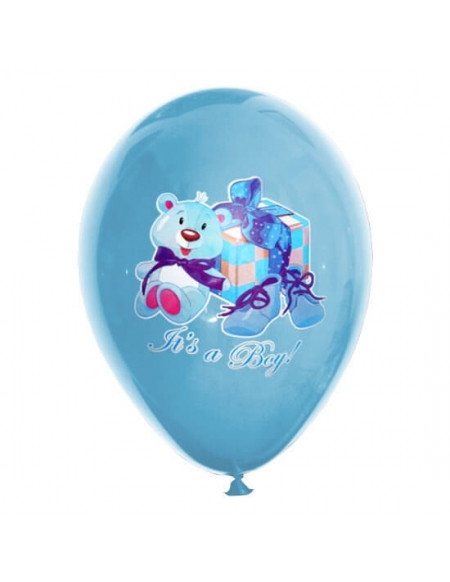 Globos Its a Boy Latex Redondos 30cm CMYK