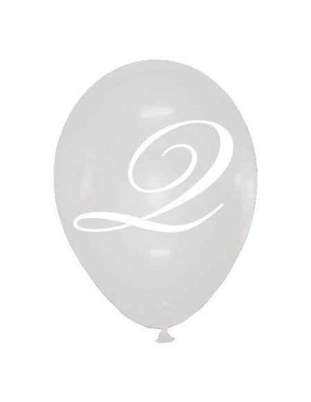 Globos Letra Q Latex Redondo 30cm Cristal