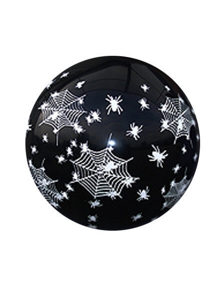 Globos Arañas Latex Esfericos 75cm Negro