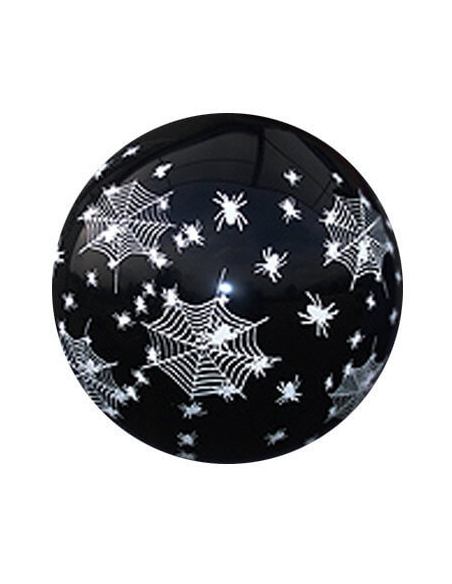 Globos Arañas Latex Esfericos 75cm Negro