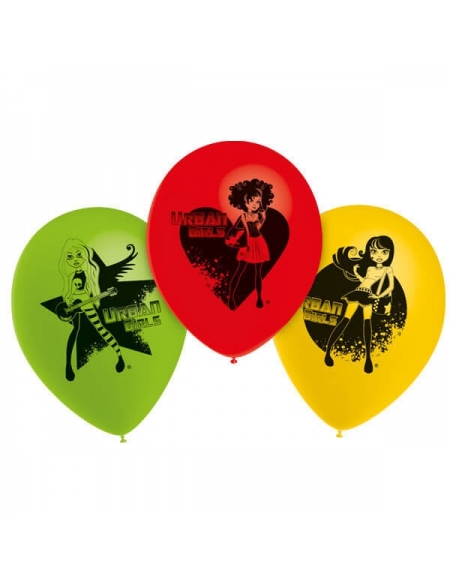 Globos Latex Redondos 25cm Urban Girls M01