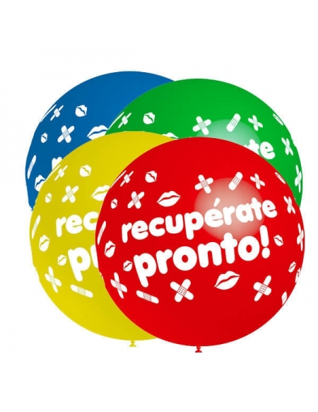 Globo Latex Redondo 60cm Recupérate Pronto