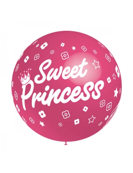 Globo Latex Redondo 60cm Sweet Princess