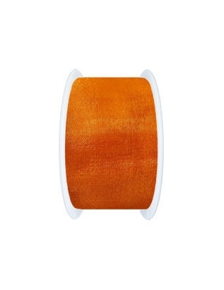 Lazo Organza 40cm x 25 metros Naranja - Q125092 - 1 UD