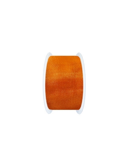 Lazo Organza 40cm x 25 metros Naranja - Q125092 - 1 UD