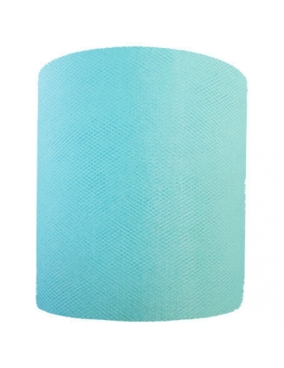 Rollo Tul 12.5cm x 100 metros Celeste - Q140279 - 1 UD